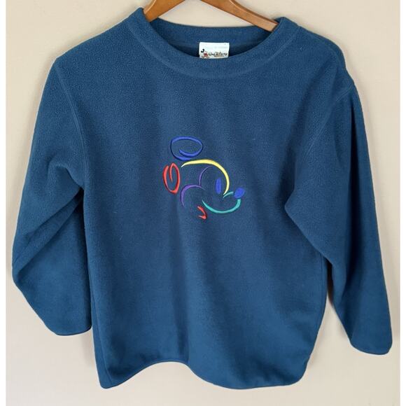Walt Disney World Women’s Pullover Embroidered Mickey Mouse Sweater Small - Picture 1 of 4
